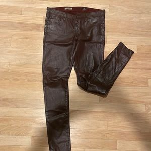 AG coated skinny jeans